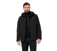Jack Wolfskin Taubenberg 3In1 Chaqueta, Black, XL para Hombre