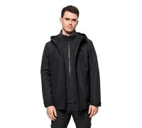 Jack Wolfskin Taubenberg 3In1 Chaqueta, Negro, 3XL para Hombre