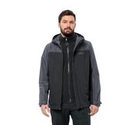 Jack Wolfskin Taubenberg 3in1 Jkt M Chaqueta, Verde Oscuro, XL para Hombre