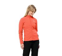 Jack Wolfskin Taunus Fz W - Chaqueta de forro polar, color naranja digital, XS para mujer, Naranja digital, XS