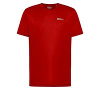 Jack Wolfskin Tech T M Camiseta, Adrenaline Red, Large Hombres