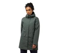 Jack Wolfskin TEMPELHOF COAT W, abrigo Mujer, slate green,
