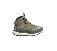 Jack Wolfskin Terraquest Texapore Mid W Zapatillas de senderismo unisex, verde oscuro, 36 EU