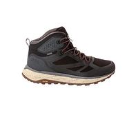 Jack Wolfskin Terraventure Texapore Mid M, Zapatillas para Caminar Hombre, Gris Phantom, 43 EU