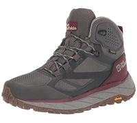 Jack Wolfskin Terraventure Texapore Mid W - Zapatillas de senderismo para mujer, Dark Maroon, 43 EU