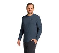 Jack Wolfskin Thermal L/S M Camisa de Senderismo, Midnight Sky, XL para Hombre