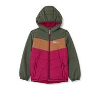 Jack Wolfskin THREE HILLS JACKET KIDS, Abrigo Unisexo, dark ruby,