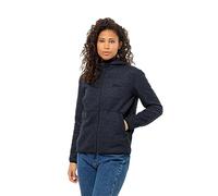 Jack Wolfskin Track de Abeto Jkt W Chaqueta de Pile, Azul Noche, XXL Mujer, Azul Oscuro, XXL