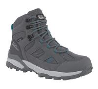 Jack Wolfskin Trail Hiker Texapore Mid W, Zapatos para Senderismo Mujer, Tarmac Grey Light Blue, 37.5 EU