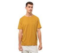 Jack Wolfskin Travel T M T-Shirt, Curry, m Hombre, Curry, M