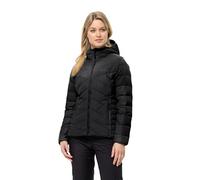 Jack Wolfskin Tundra Down - Sudadera con capucha para mujer, Negro -, S