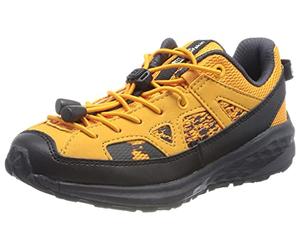 Jack Wolfskin Unisex Kid's Vili Low K Trainers Walking Shoe, Orange Pop, 30 EU