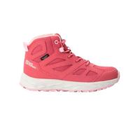 Jack Wolfskin Unisex Kid's Woodland 2 Texapore Mid K Walking Shoe, Soft Pink, 8 UK