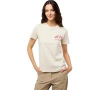 Jack Wolfskin Vista Montaña T W Camiseta, Coral Rojo, XXL para Mujer