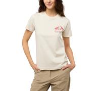 Jack Wolfskin Vista Montaña T W Camiseta, Panna Cotta, Small para Mujer