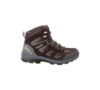 Jack Wolfskin Vojo 3 Texapore Mid M, Zapatillas para Caminar Hombre, Marrón Oscuro y Lima, 42.5 EU