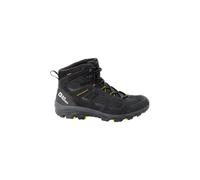 Jack Wolfskin Vojo 3 Texapore Mid M, Zapatos de Exterior Hombre, Black Burly Yellow Xt 2023, 46 EU