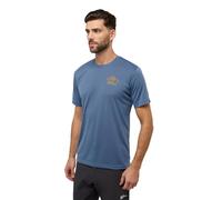 Jack Wolfskin Vonnan Graphic T M Camiseta, Azul Natural, S para Hombre