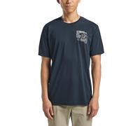 Jack Wolfskin Vonnan Graphic T M Camiseta, Explore Midnight Sky, Medium Hombres
