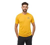 Jack Wolfskin Vonnan Graphic T M Camiseta, Naranja (Fresh Orange), S para Hombre