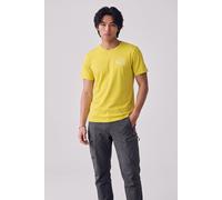 Jack Wolfskin Vonnan Graphic T-shirt Peak Trail Chartreus Talla: M | Camisetas con Decoración Impresa Outlet | Hombre