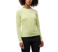 Jack Wolfskin Vonnan LS T W - Camiseta para Mujer, Cool Matcha, L