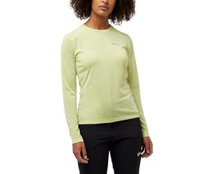 Jack Wolfskin Vonnan LS T W - Camiseta para Mujer, Cool Matcha, L