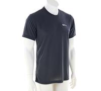 Camiseta Jack Wolfskin Vonnan manga corta negro grafita - S