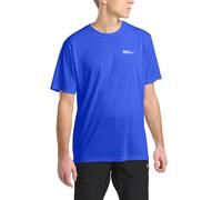 Jack Wolfskin Vonnan S/S T M Camiseta, Azul Vibrante, Medium Hombres