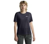 Jack Wolfskin Vonnan S/S T W Camiseta, Gris Grafito, Medium Mujeres