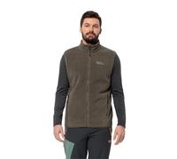 Jack Wolfskin Waldsteig FZ Chaleco M, café frío/café frío, S para Hombre