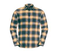 Jack Wolfskin Wanderweg-Camiseta M Camisa de Vestir, Azul Sarçe, XXL para Hombre