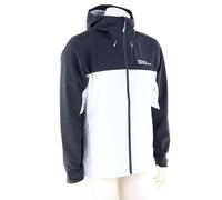 Jack Wolfskin Weiltal 2L Caballeros Chaqueta de lluvia S Gris claro