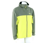Jack Wolfskin Weiltal 2L Caballeros Chaqueta de lluvia S Verde claro