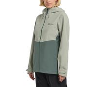 Jack Wolfskin Weiltal 2L Mujer Chaqueta de lluvia M Verde claro