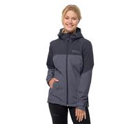 Jack Wolfskin Weiltal 2L JKT W Chaqueta Impermeable, Delfín, s Mujer, Delfín., S