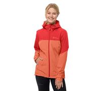 Jack Wolfskin Weiltal 2L JKT W Chaqueta Resistente a la Intemperie para Mujer, Guave, XS, Guave, XS
