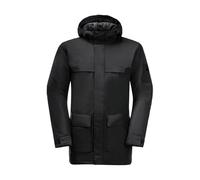 Jack Wolfskin Winterlager - Parka para hombre, color negro