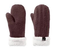 Jack Wolfskin Highloft - Guantes de punto para mujer, talla S, morado, S