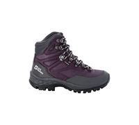Jack Wolfskin Women's Rebellion Guide Texapore Mid W Walking Shoe, Gris Púrpura, 37 EU