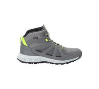 Jack Wolfskin WOODLAND 2 TEXAPORE MID M, Sneaker Hombre, Gris (Pebble Grey), 45 EU