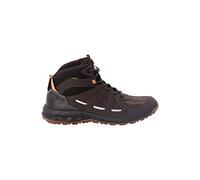 Jack Wolfskin WOODLAND 2 TEXAPORE MID M, Sneaker Hombre, Marrón/Rojo (Espresso/Dark Red), 44.5 EU