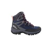 Jack Wolfskin Zapatillas de caminar para mujer Rebellion Guide Texapore Mid W, Coral azul., 35.5 EU