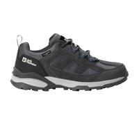 Jack Wolfskin Zapatillas de Senderismo para Mujer Trail Hiker Texapore Low W, Tarmac Grey/Light Blue, Talla 36 EU, Tarmac Grey Light Blue, 36 EU