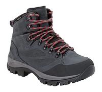 Jack Wolfskin Zapatillas unisex Rebellion Texapore Mid W para caminar, gris y rojo, 40 EU