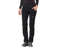 Jack Wolfskin Zenon - Pantalones de Softshell para Mujer, Mujer, Pantalón Softshell., 1505111-6000042, Negro, 42