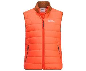 Jack Wolfskin Zenon Vest K Chaleco, Niños, Naranja difuso, 140