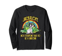 Jackalope Not Everyone Has To Be A Unicorn Rainbow Camping Manga Larga