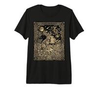 Jackalope Tarot Card Celestial Desert Constelación Camiseta Premium