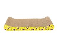 Jackanna 2 piezas accesorios para mascotas gato rascador cartón corrugado juguete para gatos sacapuntas de garras sin caspa, resistente al desgaste gato alfombra rascador (huesos)